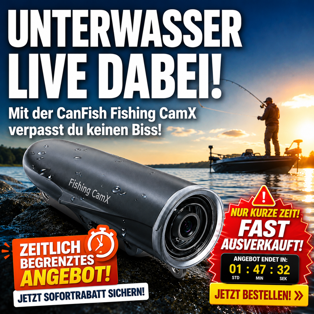 CanFish Fishing CamX – Unterwasserkamera für Angler