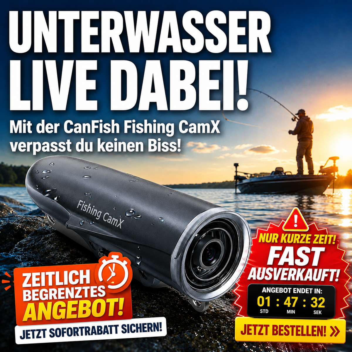 CanFish Fishing CamX – Unterwasserkamera für Angler