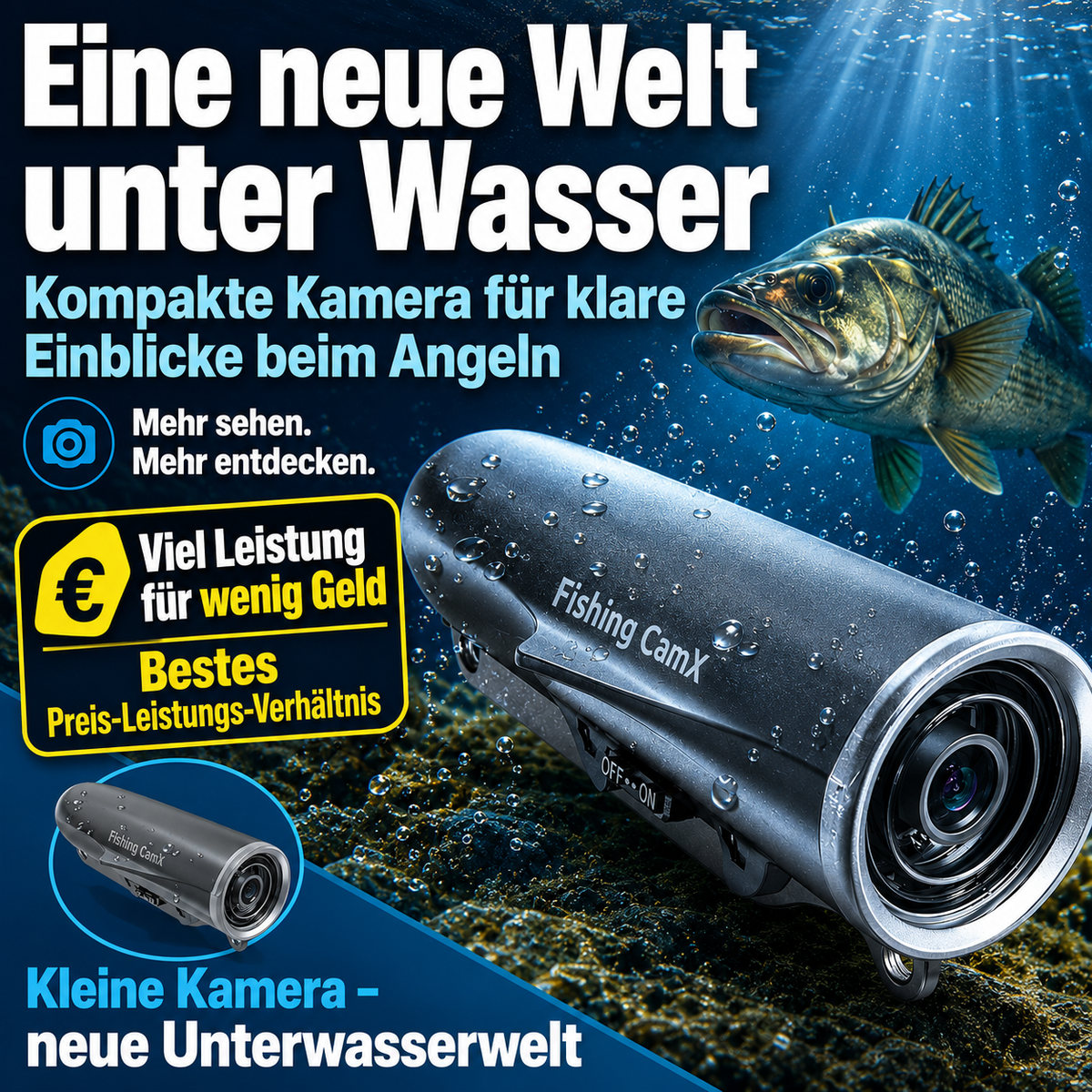 CanFish Fishing CamX – Unterwasserkamera für Angler